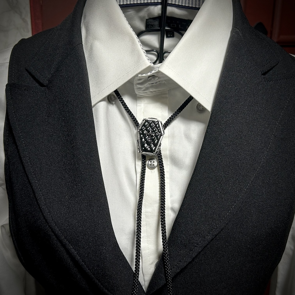 キルティング棺のループタイ