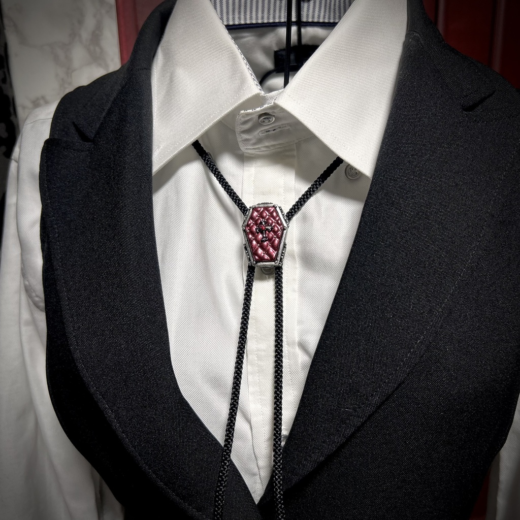 キルティング棺のループタイ