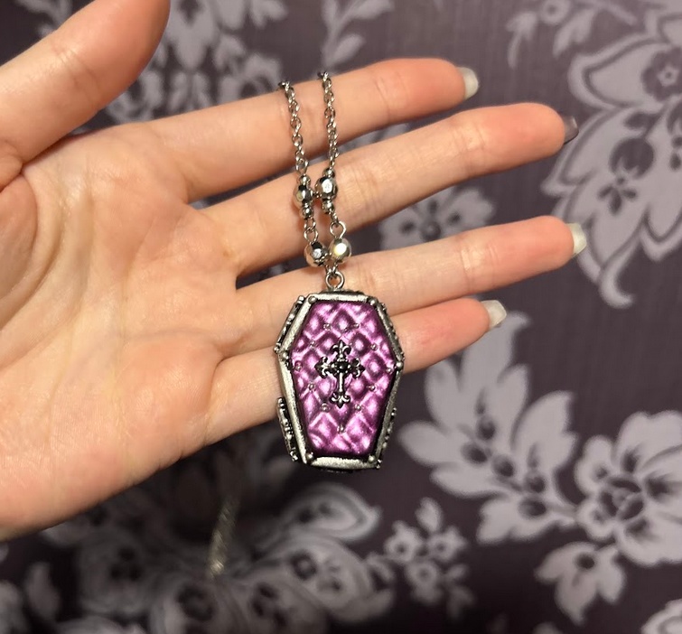 キルティング棺ネックレス(全5色)