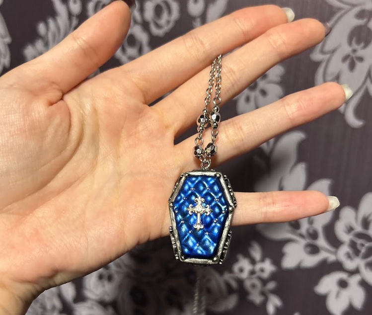 キルティング棺ネックレス(全5色)