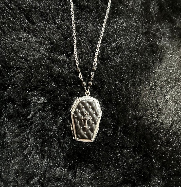 キルティング棺ネックレス(全5色)