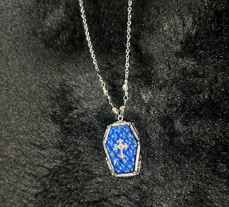 キルティング棺ネックレス(全5色)