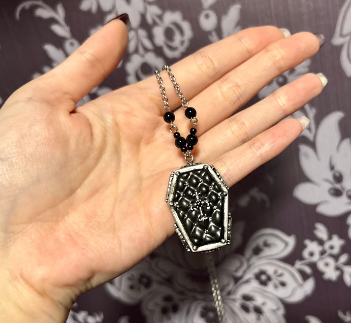 キルティング棺ネックレス(全5色)