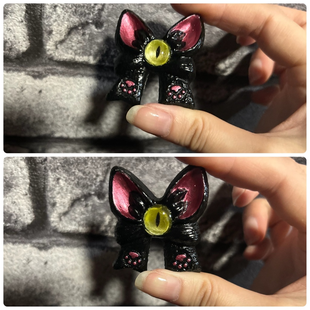 Spooky Cat Ribbon 使い魔のネックレス