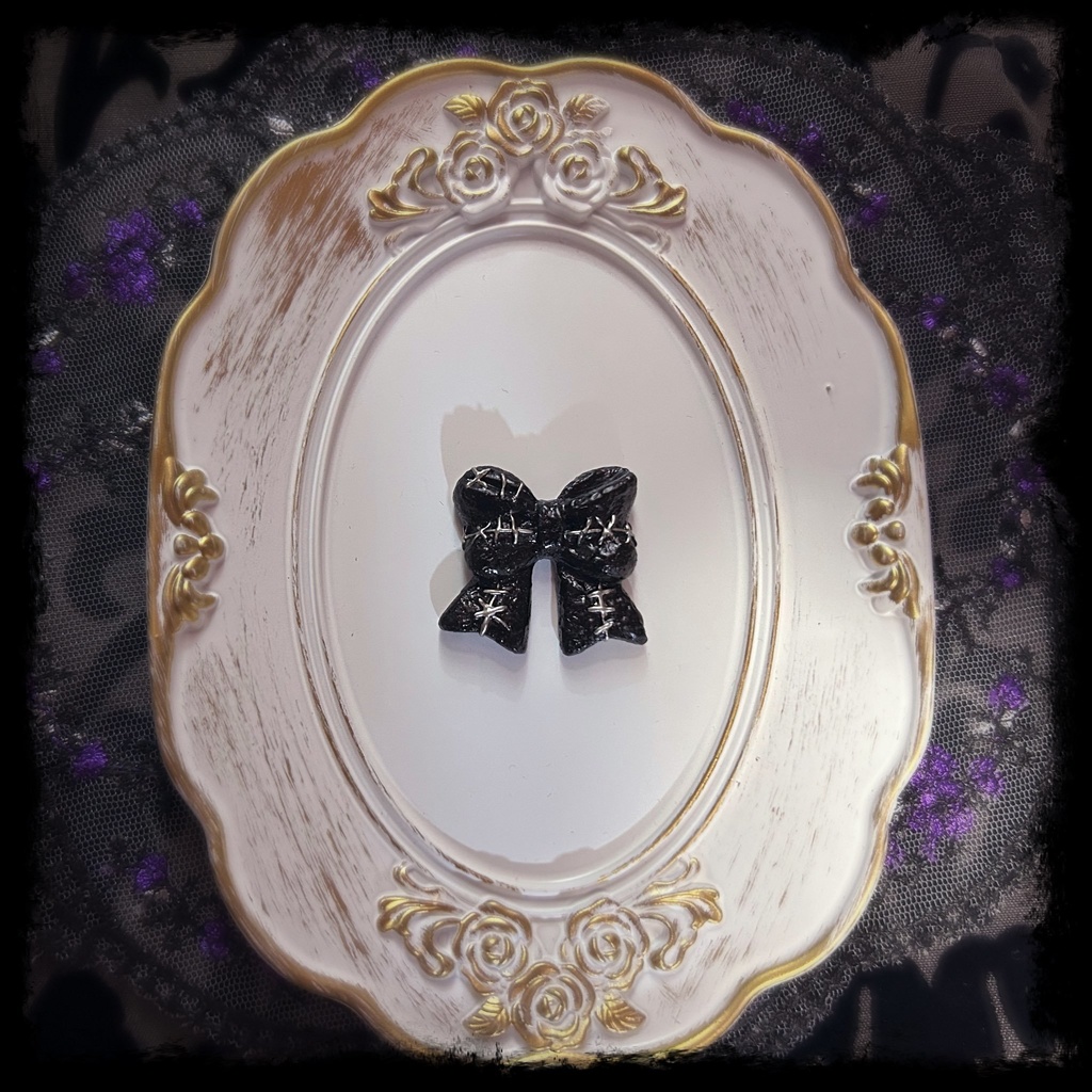 Spooky Doll Ribbon つぎはぎリボンのリング