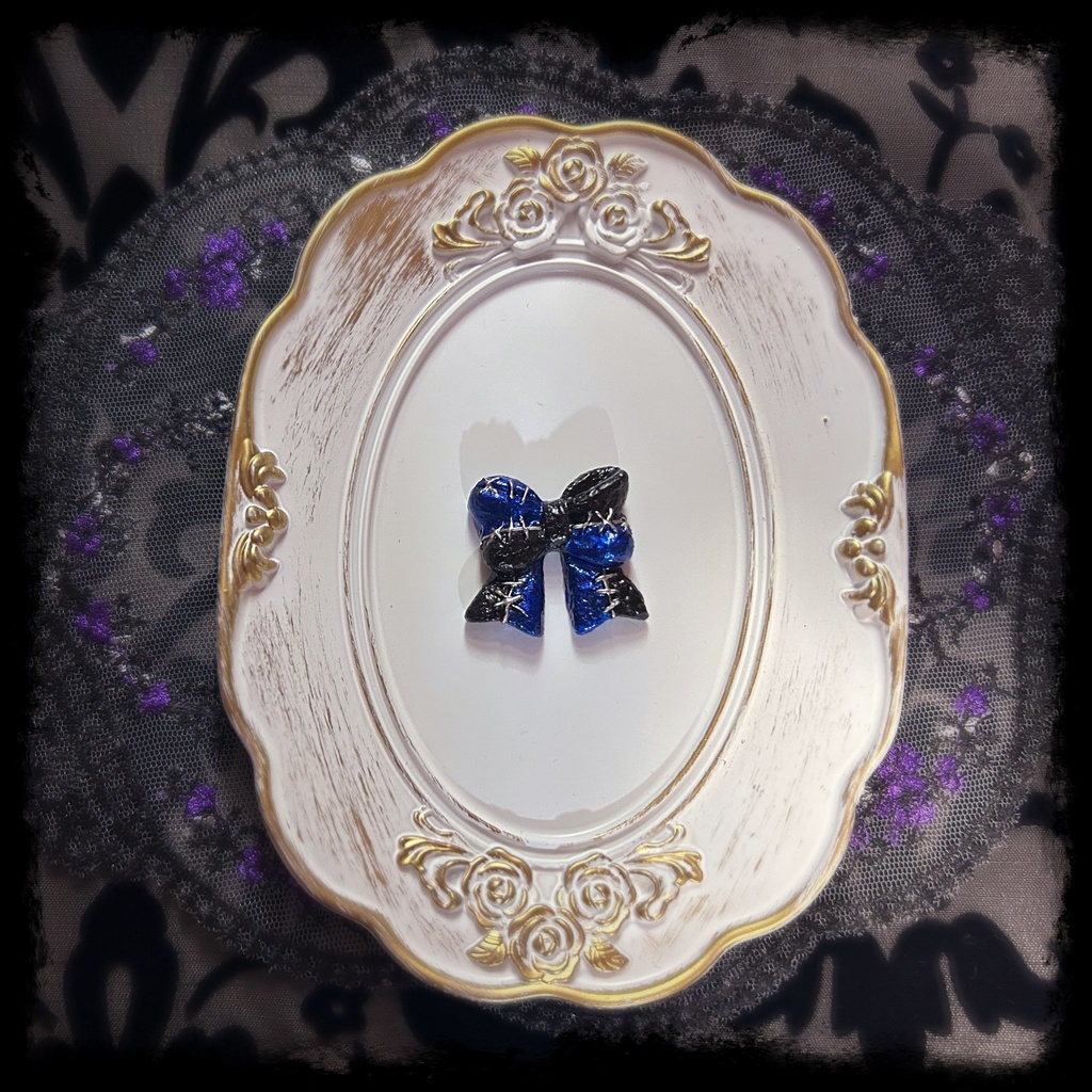 Spooky Doll Ribbon つぎはぎリボンのリング