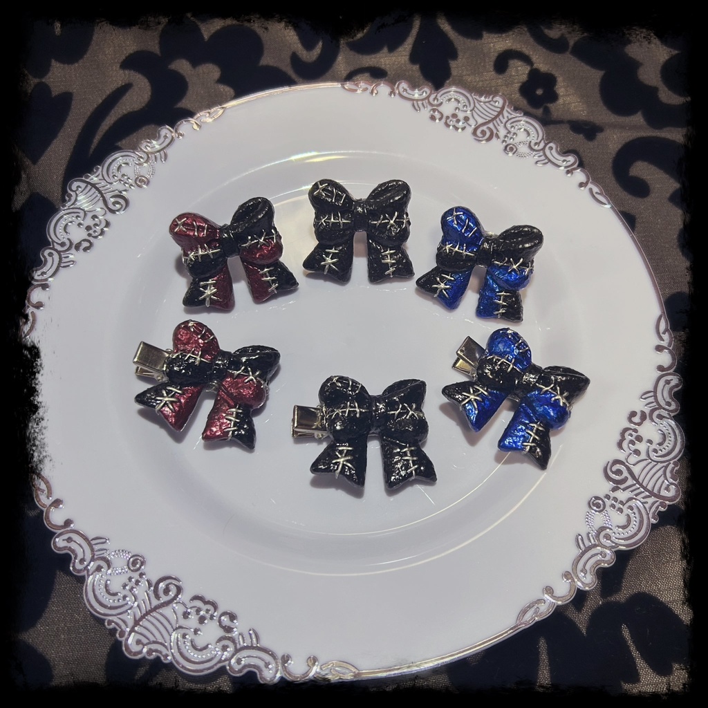 Spooky Doll Ribbon つぎはぎリボンのリング