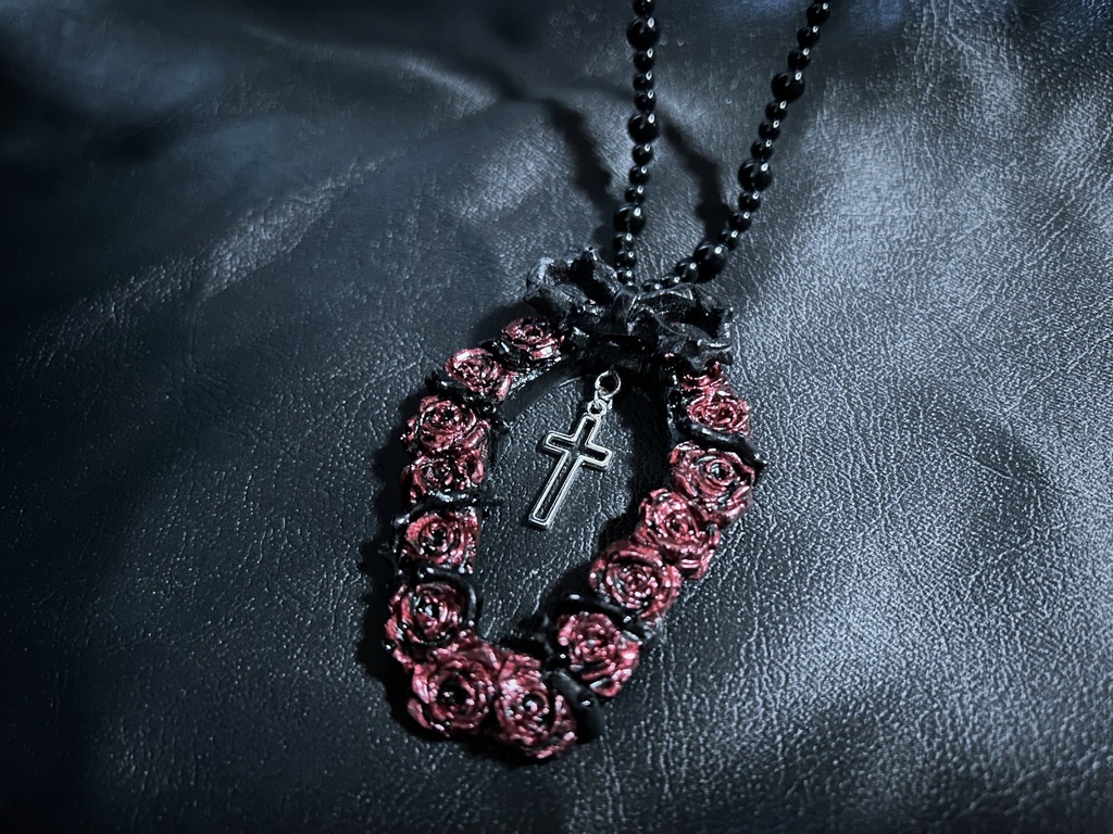 いばら這う葬送のリース<Funeral Rose> ネックレス