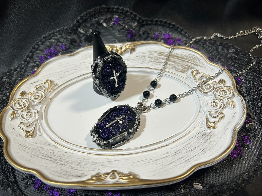 棺桶リング<Obscura Violace>