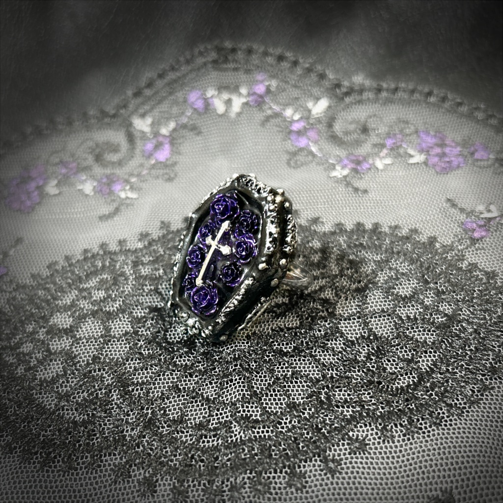 棺桶リング<Obscura Violace>