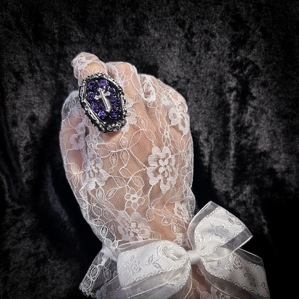 棺桶リング<Obscura Violace>
