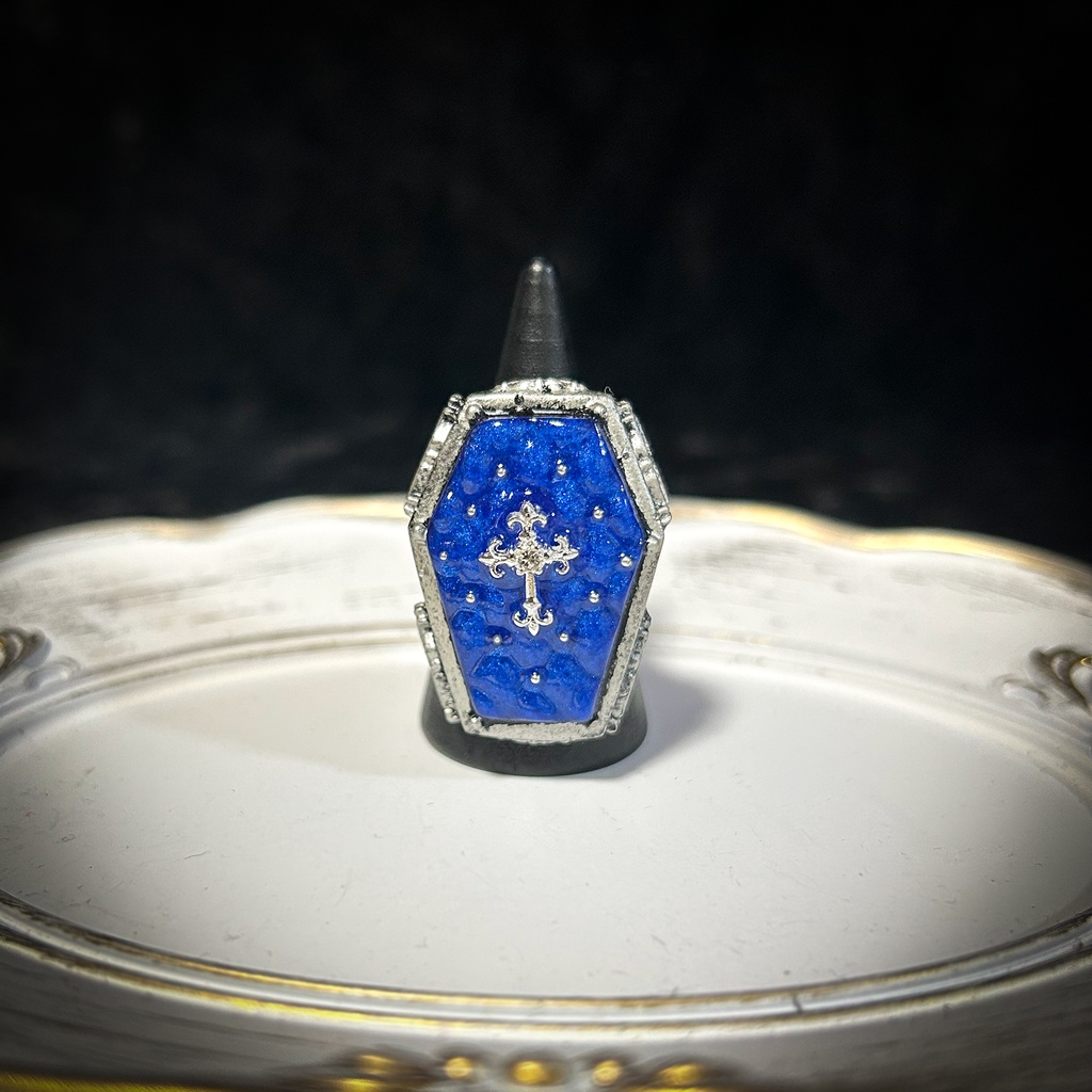 リニューアル✨キルティング棺リング