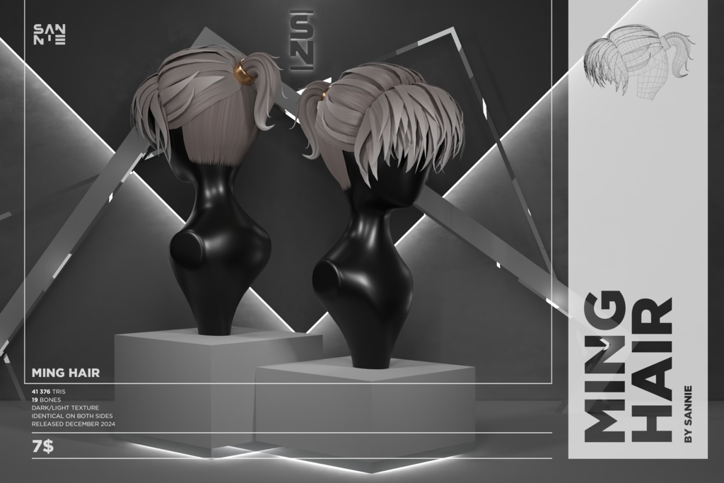 Ming hair │ Commercial use
