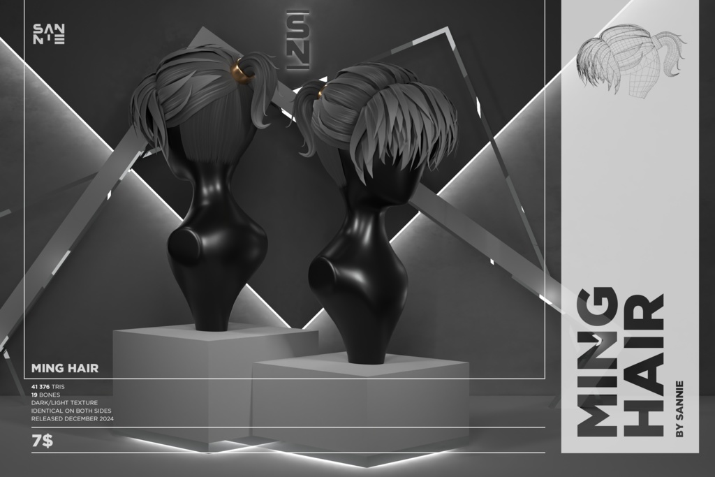 Ming hair │ Commercial use