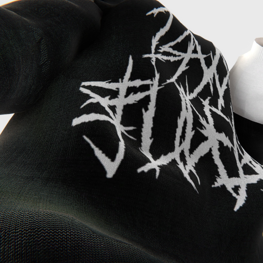 シンプルなサブカル服 3Dモデル【VRChat対応】|なめろうのおみせ