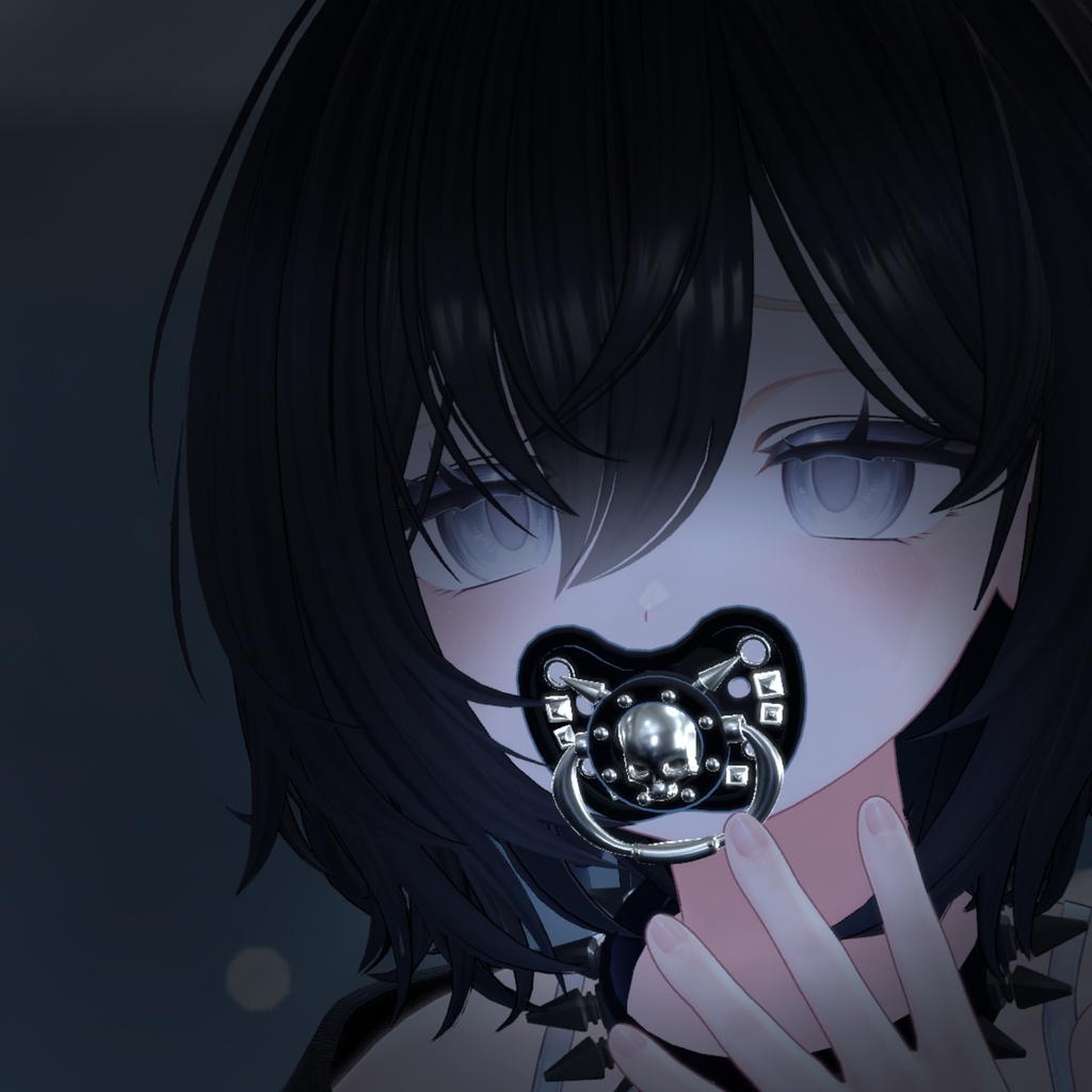 💀METAL MELLOW💀 おしゃぶり 3Dモデル【VRChat対応】|なめろうのおみせ