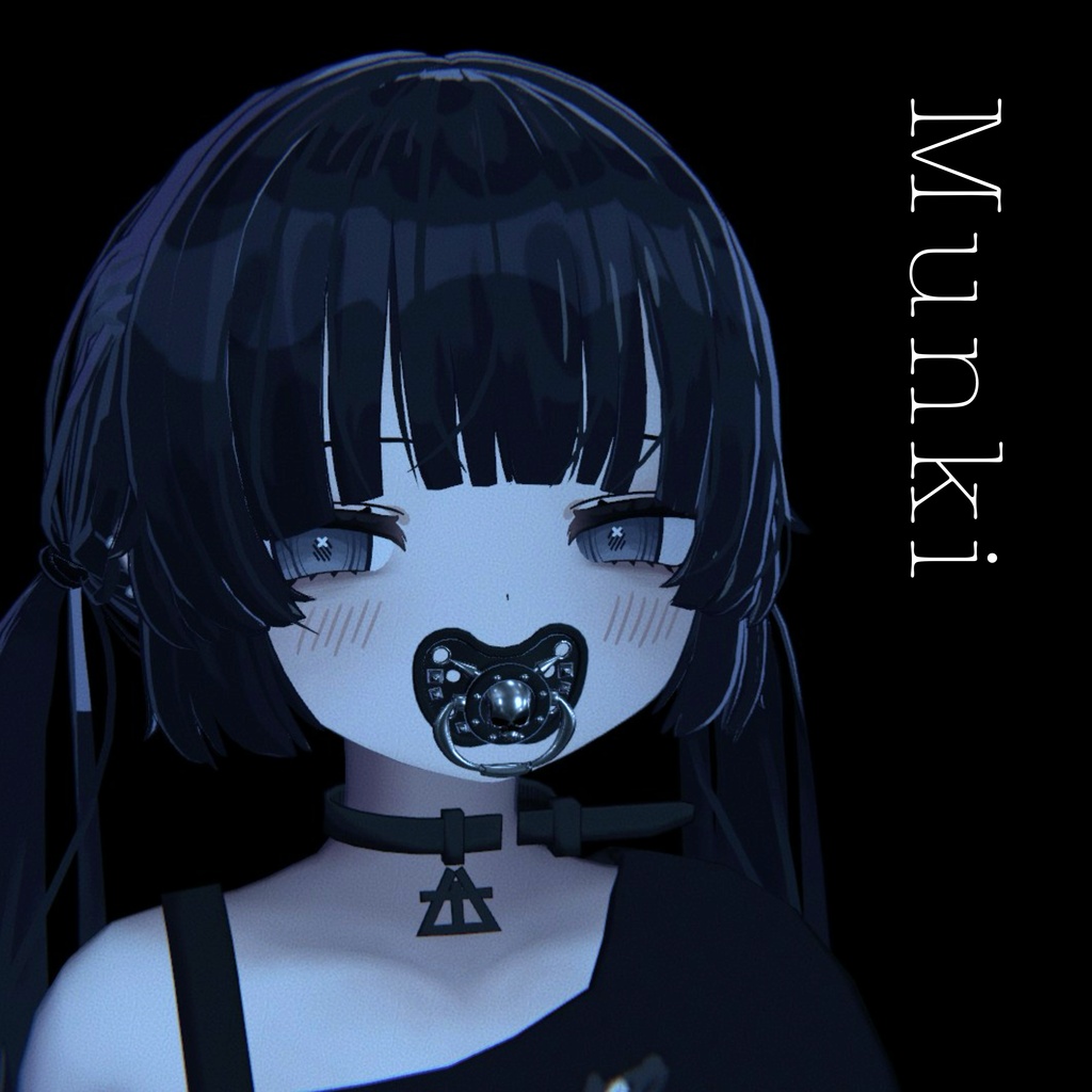 💀METAL MELLOW💀 おしゃぶり 3Dモデル【VRChat対応】|なめろうのおみせ