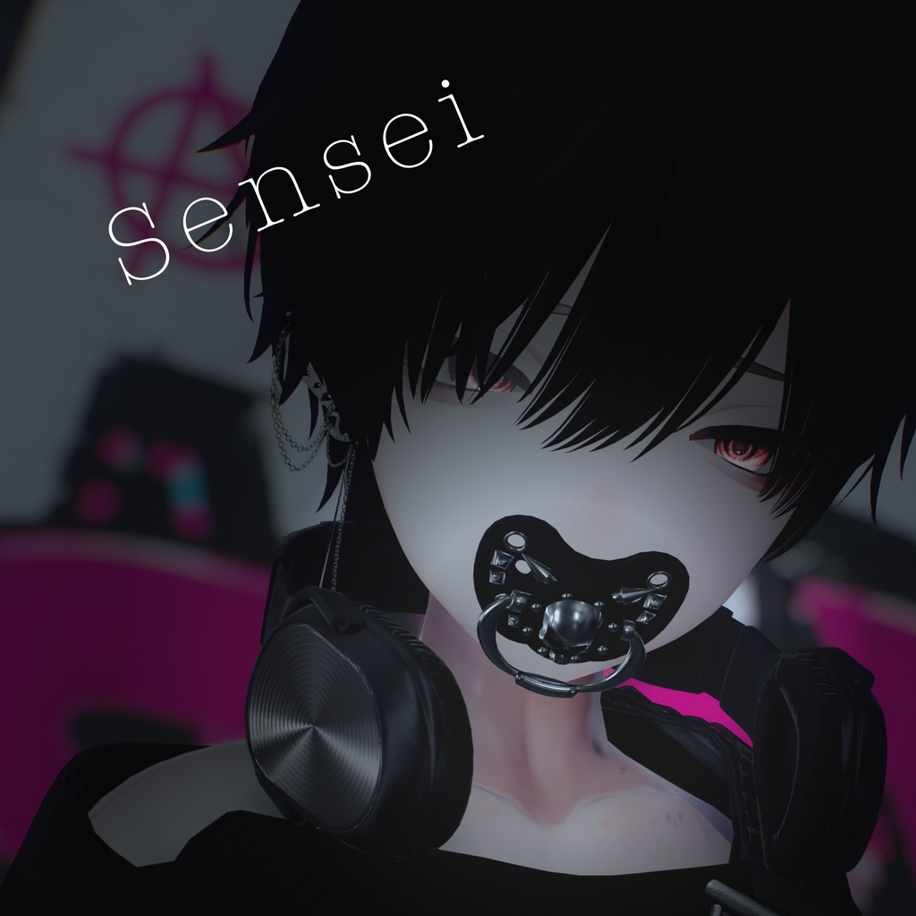 💀METAL MELLOW💀 おしゃぶり 3Dモデル【VRChat対応】|なめろうのおみせ