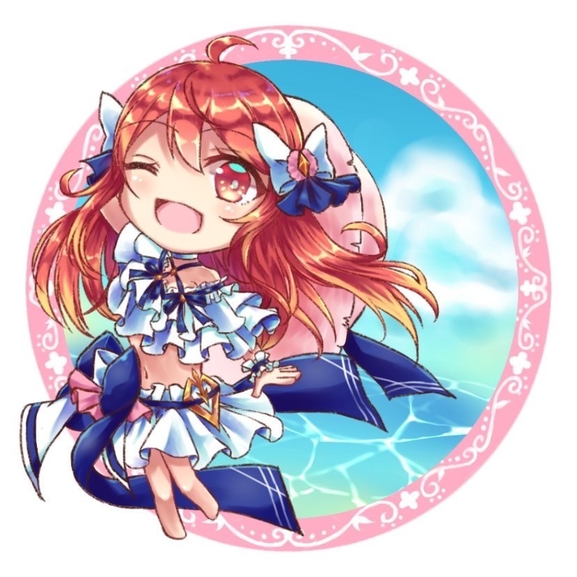 アクリルキーホルダー　エルキュール(海上)