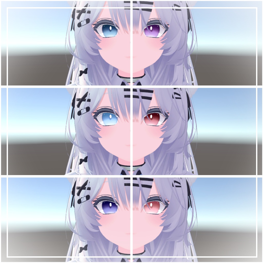 【3アバター対応】しんぷるぐらでーしょん【アイテクスチャ】