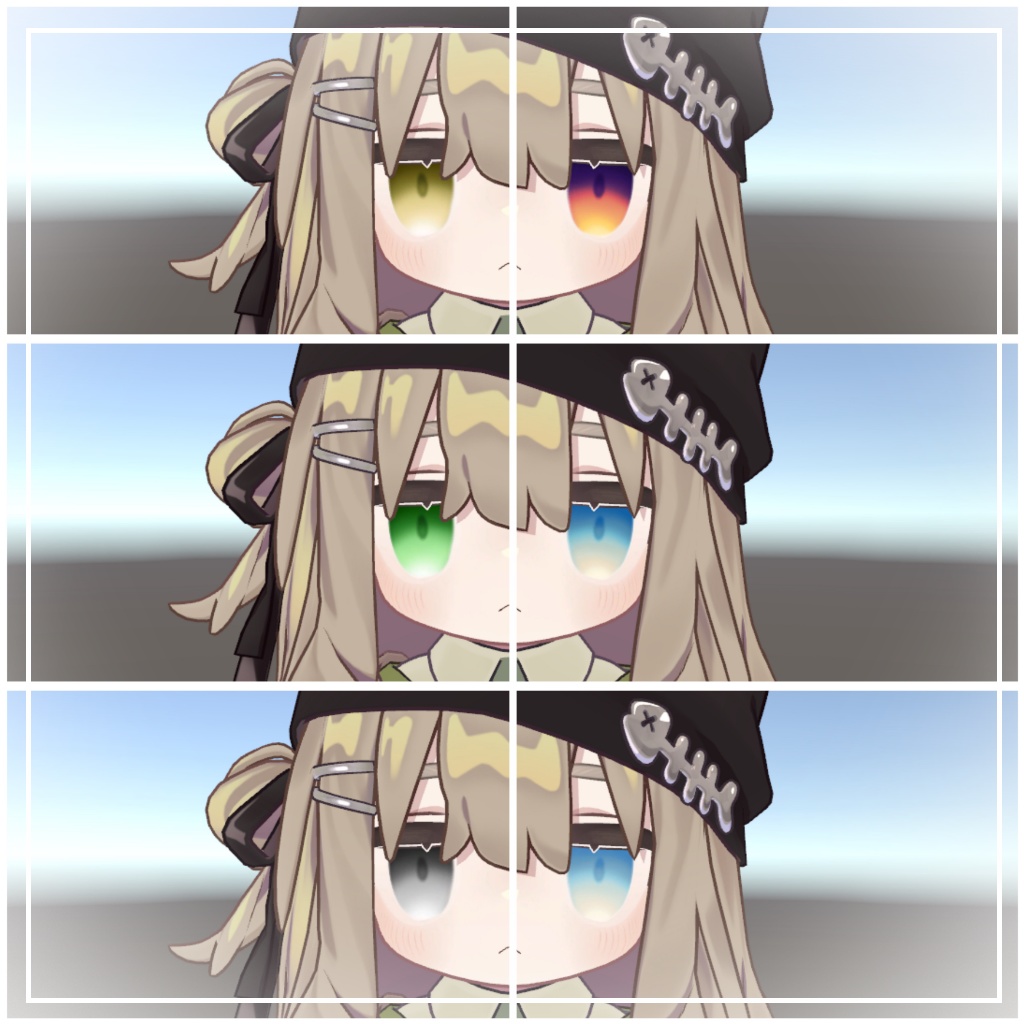 【3アバター対応】しんぷるぐらでーしょん【アイテクスチャ】