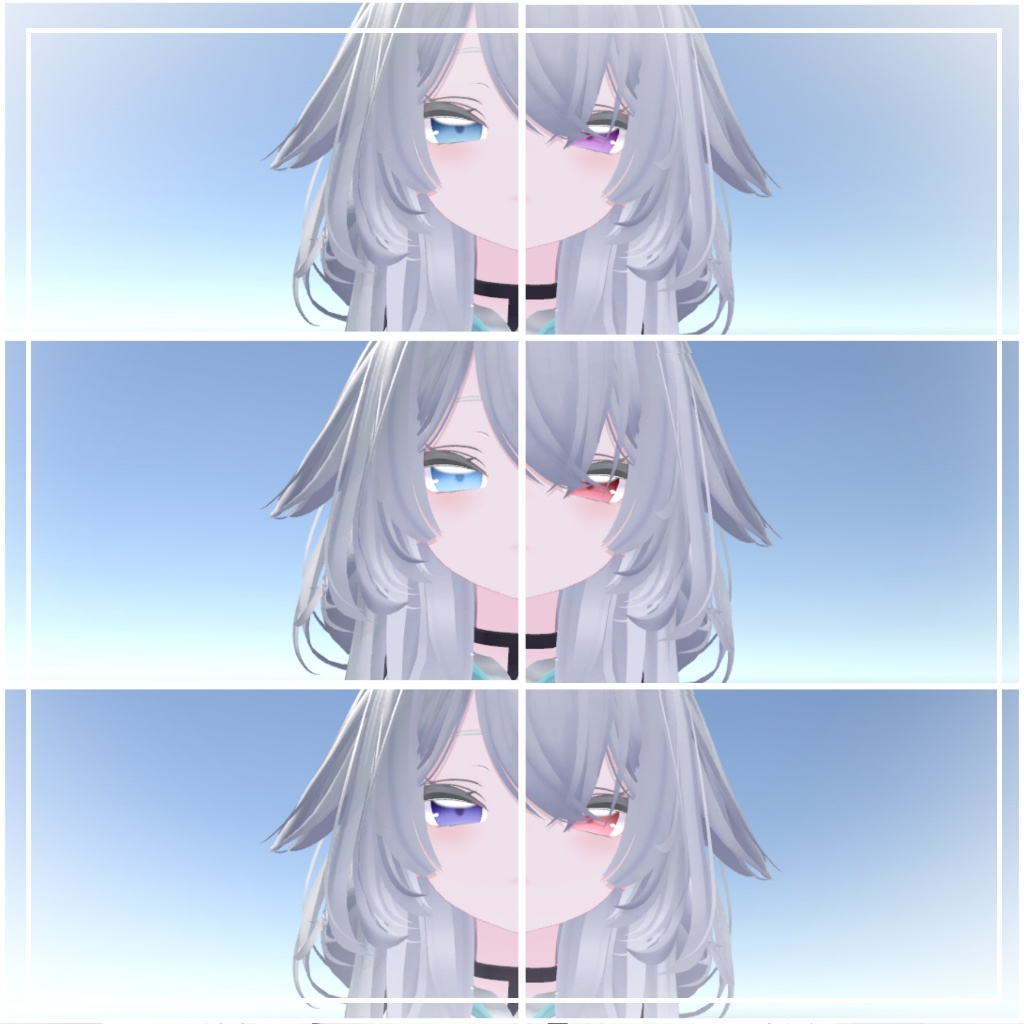 【3アバター対応】しんぷるぐらでーしょん【アイテクスチャ】