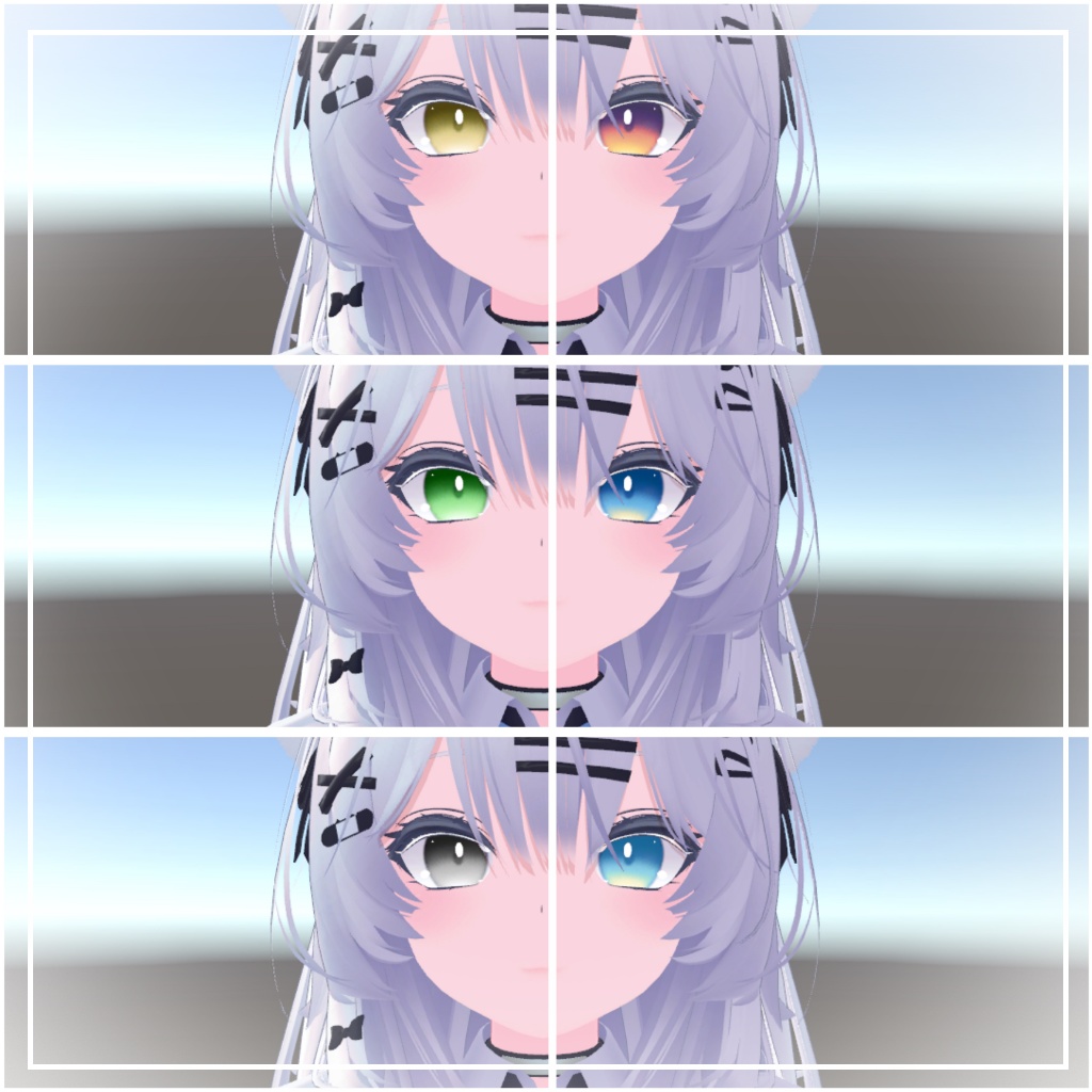 【3アバター対応】しんぷるぐらでーしょん【アイテクスチャ】