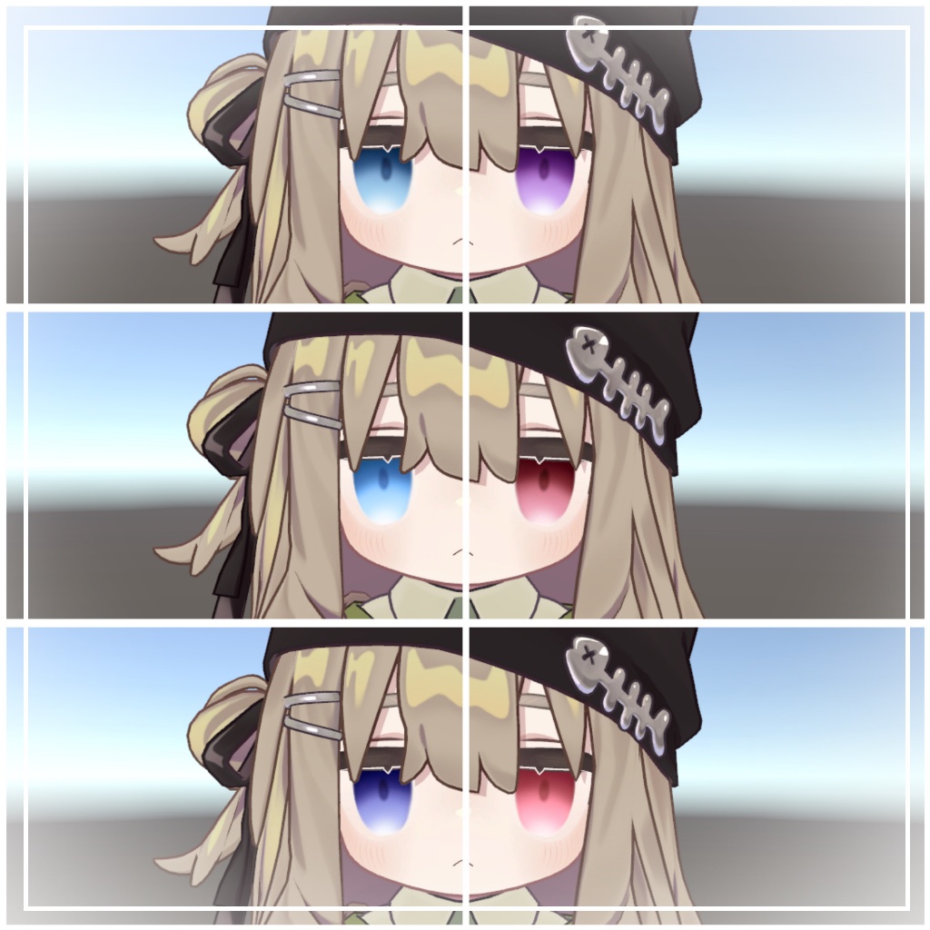 【3アバター対応】しんぷるぐらでーしょん【アイテクスチャ】