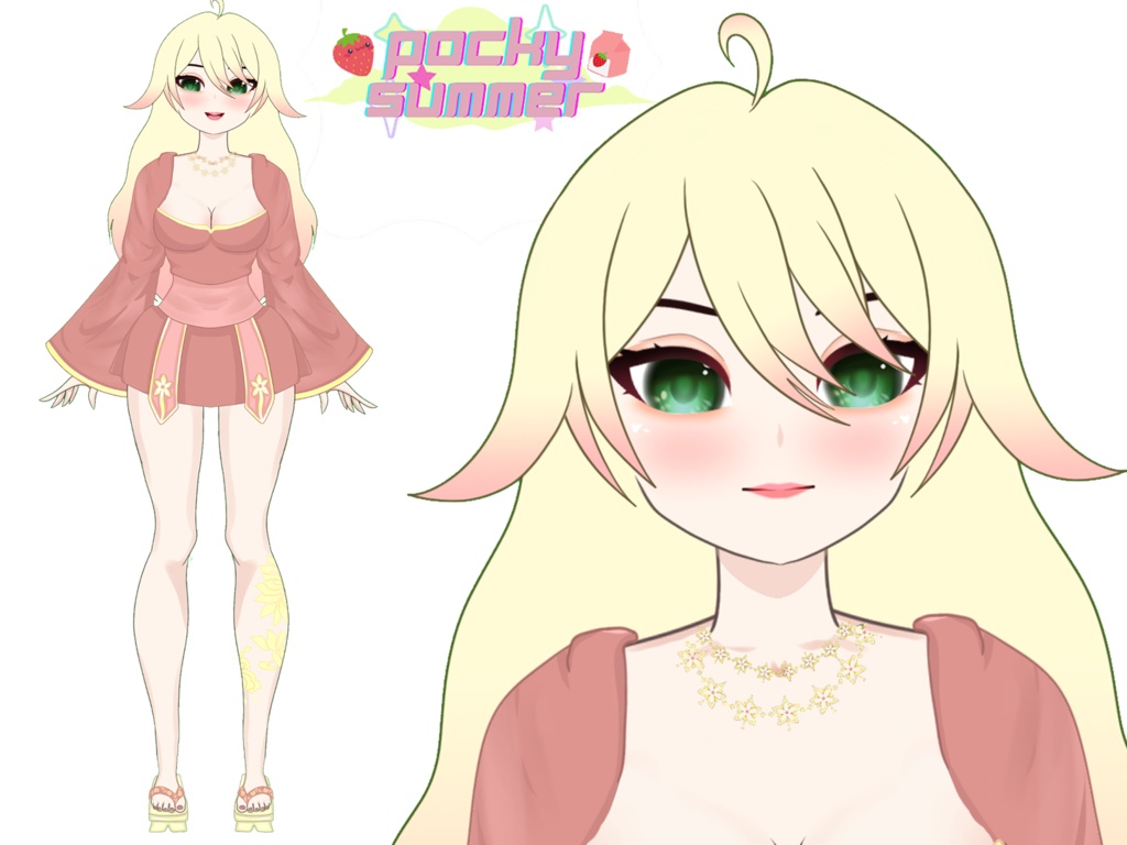 CUSTOMIZABLE VTUBER LIVE2D MODEL | Vbridger | Genshin Inspired