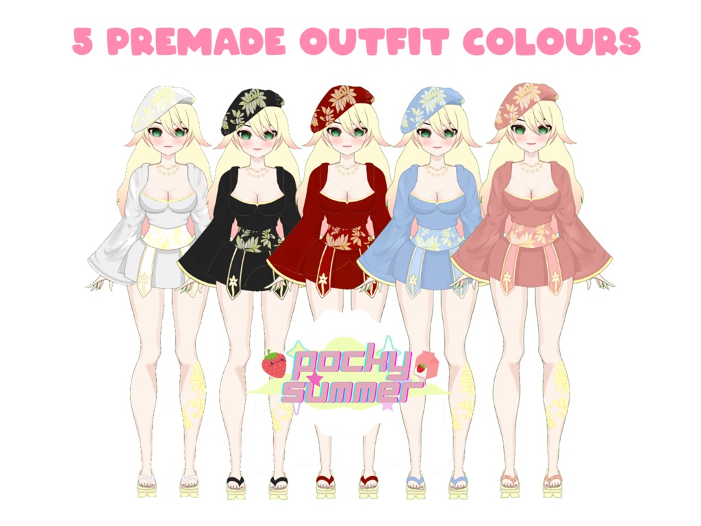 CUSTOMIZABLE VTUBER LIVE2D MODEL | Vbridger | Genshin Inspired