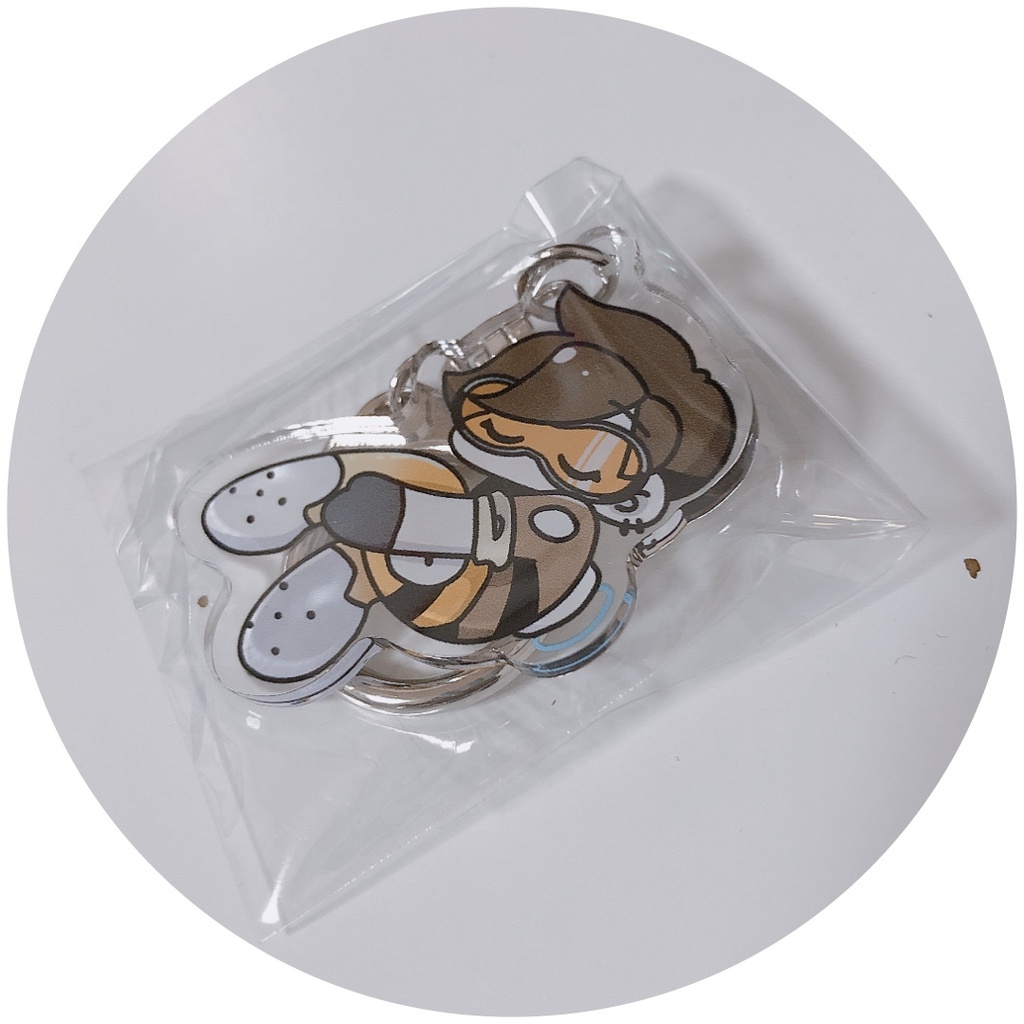 【お眠りアクキー】 overwatch