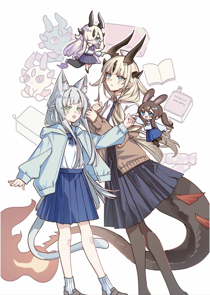 C107無配小説「ロドス・アイランド学園のとある放課後」