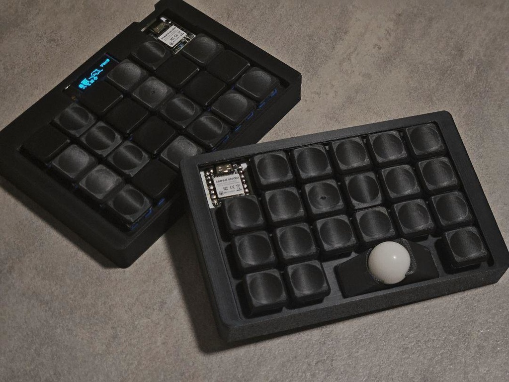 受注生産 tomkey 無線分割式 トラックボール キーボード