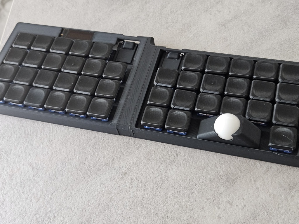 tomkey 無線分割式 トラックボール キーボード 黒 ケース付き tomkeyLk 無線分割式 トラックボール キーボード - そにっく工房