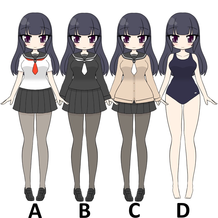 立ち絵素材ポップB