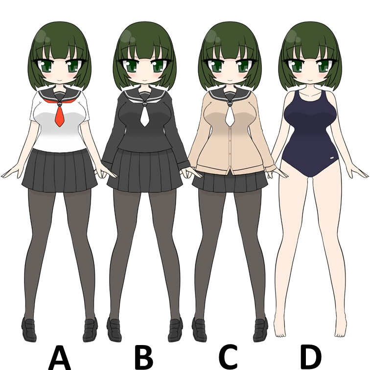 立ち絵素材ポップC