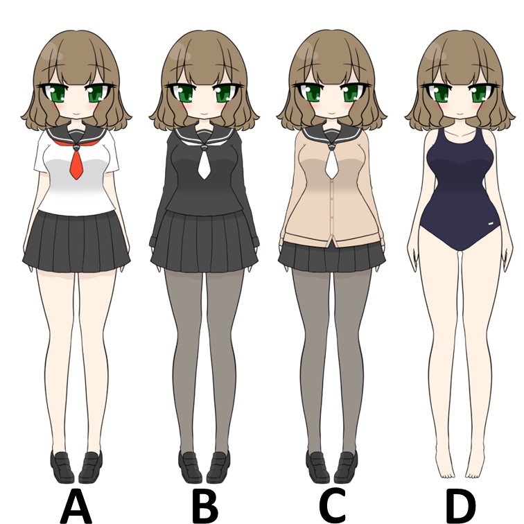 立ち絵素材ポップH