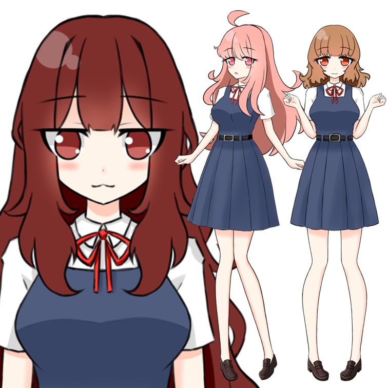 立ち絵素材（学生11～20）