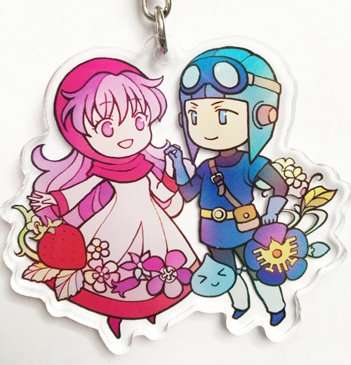 ロレムンアクリルキーホルダー