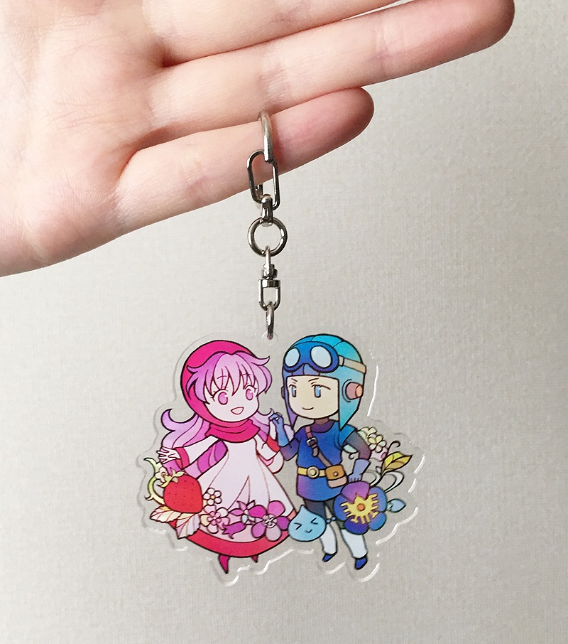 ロレムンアクリルキーホルダー