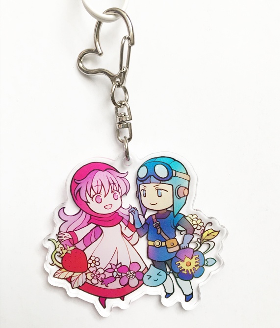 ロレムンアクリルキーホルダー