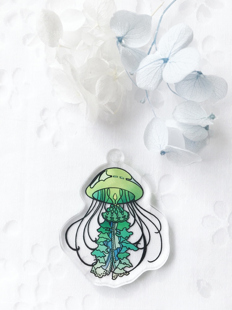 【ラテンクラゲ】アクリルキーホルダー