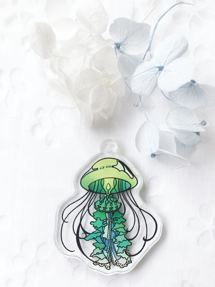 【ラテンクラゲ】アクリルキーホルダー