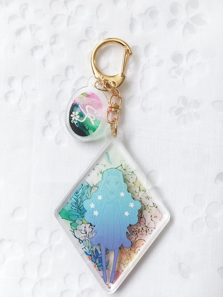 【彩られた世界】アクリルキーホルダー