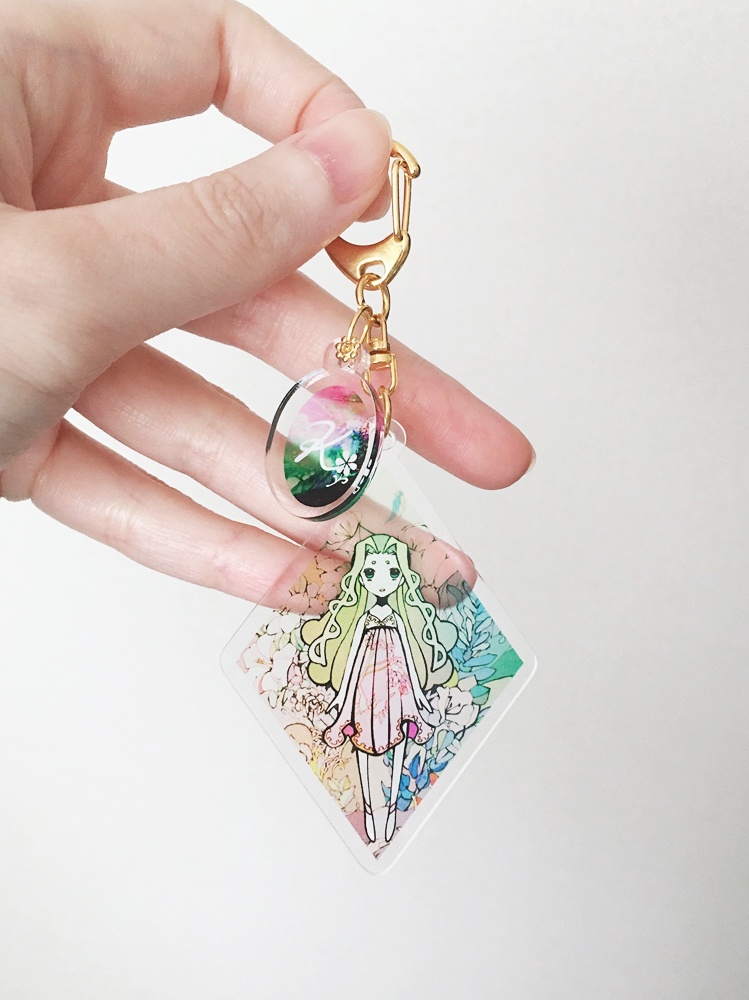 【彩られた世界】アクリルキーホルダー