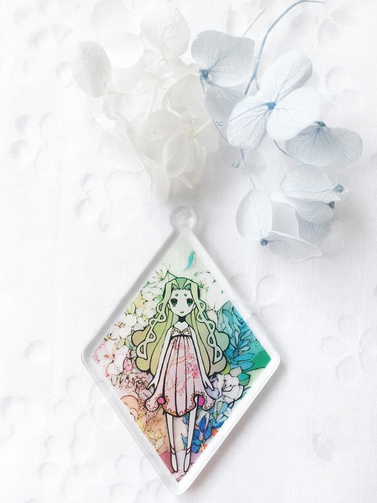 【彩られた世界】アクリルキーホルダー