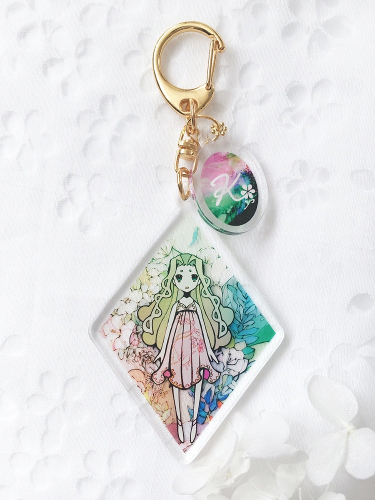 【彩られた世界】アクリルキーホルダー