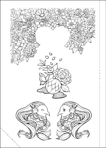 花凛の塗り絵〜印刷所さん応援編〜