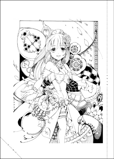 花凛の塗り絵〜印刷所さん応援編〜