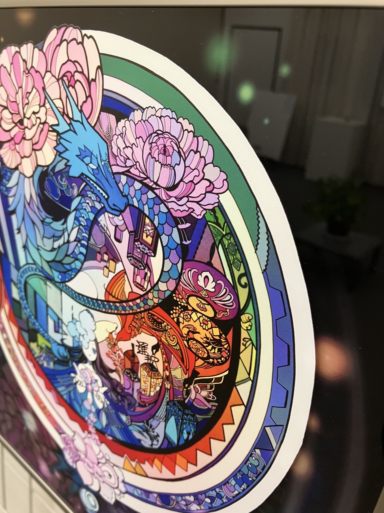 花孔-HANAANA-【個展展示アクリル作品】